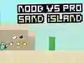 Permainan Noob vs Pro Sand Island secara online