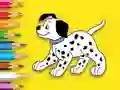 Permainan Coloring Book: Cute Spotted Dog secara online