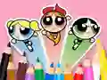 Permainan Coloring Book: The Powerpuff Girls secara online