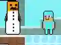 Permainan Noob vs Pro Snowman secara online