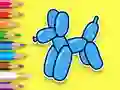 Permainan Coloring Book: Balloon Puppy secara online