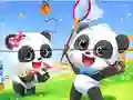 Permainan Jigsaw Puzzle: Baby Panda Spring Outing secara online