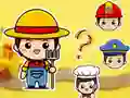 Permainan Kids Quiz: Job Challenge 3 secara online