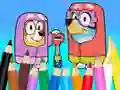 Permainan Coloring Book: Bluey Flossing Grannies secara online