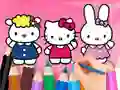 Permainan Coloring Book: Hello Kitty With Friends secara online