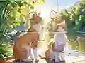 Permainan Jigsaw Puzzle: Cats In Pairs secara online