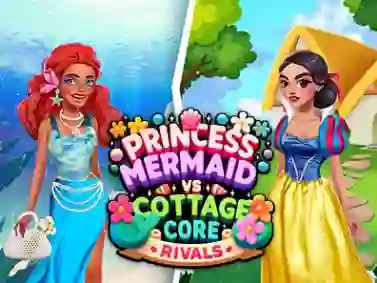 Permainan Princess Cottage Core vs Mermaid Core Rivals secara online