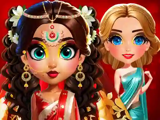 Permainan Asoka Makeup Indian Bride secara online