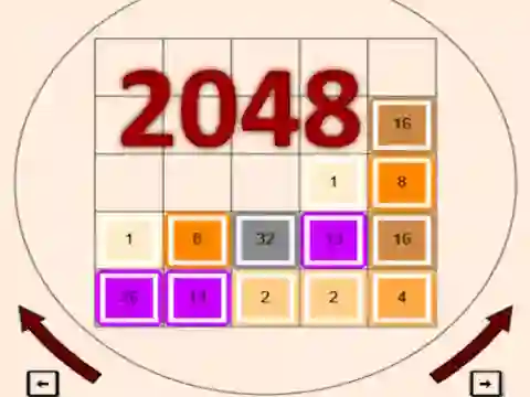 Permainan 2048 secara online