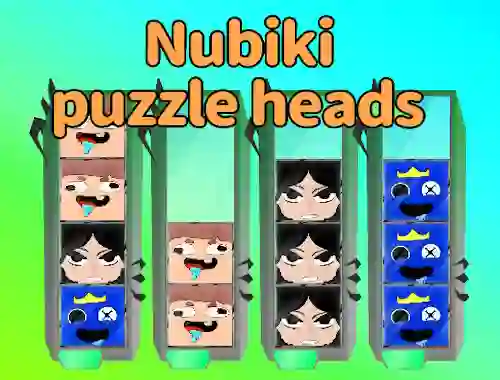 Permainan Nubiki Puzzle Heads secara online