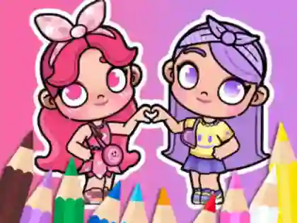 Permainan Coloring Book: BFF In Avatar World secara online