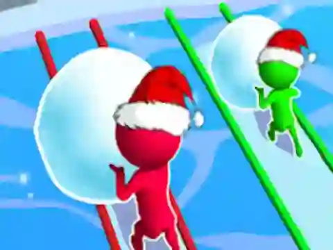 Permainan Snow Race: Christmas Runner secara online