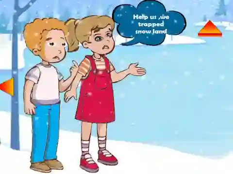 Permainan Siblings Escaped Snow Land secara online
