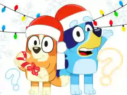 Permainan Kids Quiz: Bluey Christmas Quiz secara online