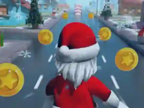 Permainan Santa Roblox Running secara online