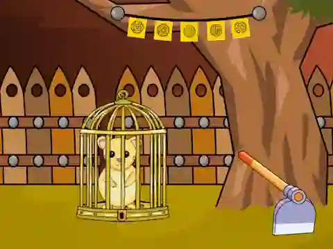 Permainan Cute Hamster Escape from Cage secara online