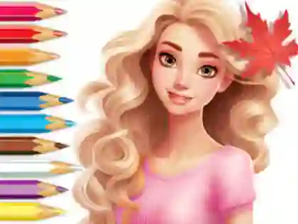 Permainan Coloring Book: Barbie Autumn Tale secara online