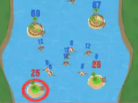 Permainan Battle For The Islands secara online