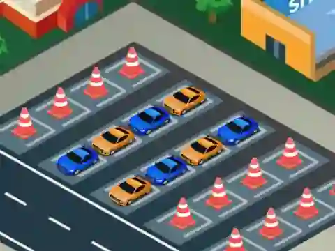 Permainan Car Park Sort secara online