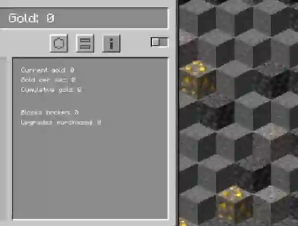 Permainan Minecraft Gold Clicker secara online