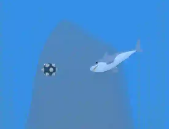 Permainan Lonely Shark Frenzy secara online