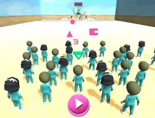 Permainan Squid Game Race 3d secara online