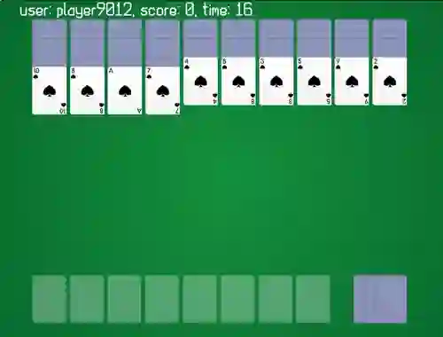 Permainan Spider Solitaire Classic Ver secara online