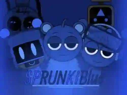 Permainan Sprunki Blue Mod secara online