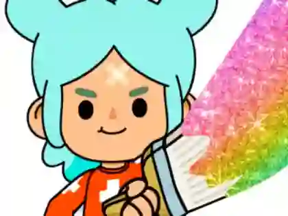 Permainan Coloring Book: Toca Boca Rita secara online