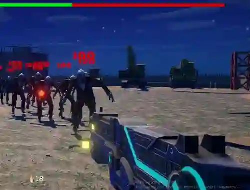 Permainan Zombie Survivor secara online