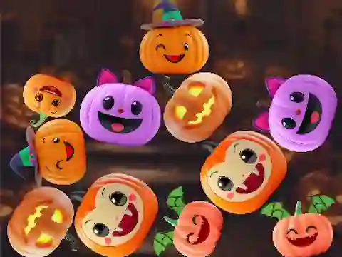 Permainan Merge Connect Pumpkins: Halloween! secara online