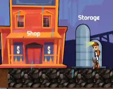 Permainan Dungeon Miner secara online