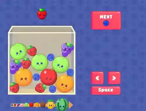 Permainan Fruit Merge secara online