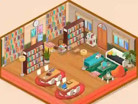 Permainan Decor: My Library secara online