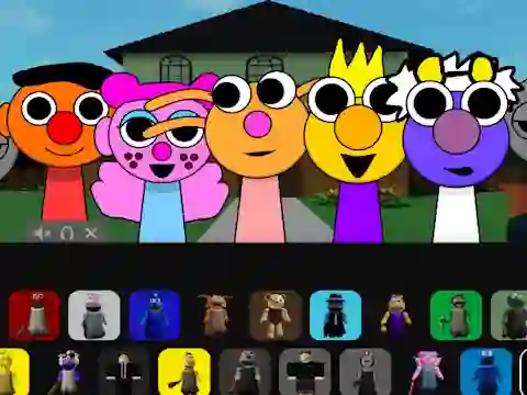 Permainan Sprunki Puppet secara online
