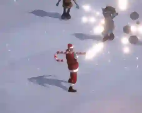 Permainan Santa With Cannon secara online