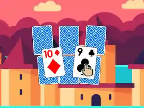 Permainan One Hundred Castles Solitaire secara online