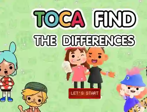 Permainan Toca Find The Differences secara online
