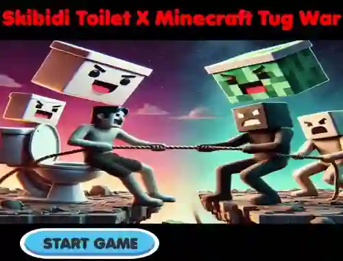 Permainan Skibidi Toilet X Minecraft Tug War secara online