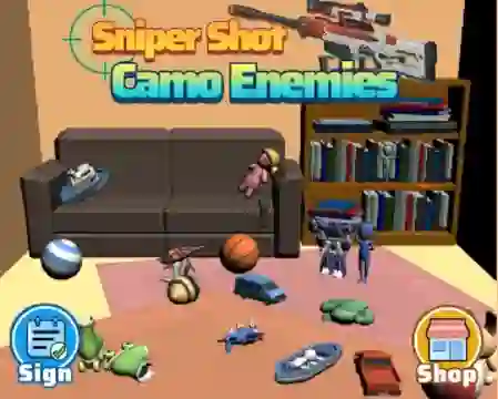 Permainan Sniper Shot Camo Enemies secara online