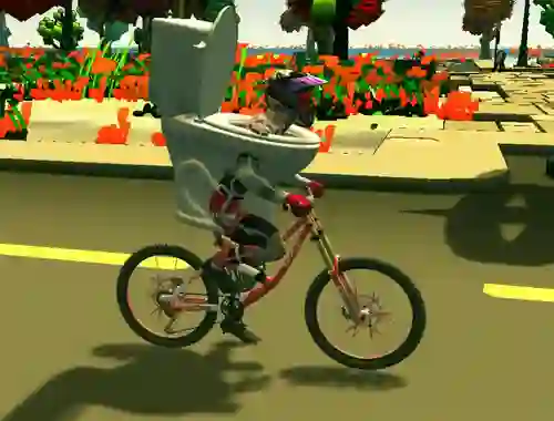 Permainan Skibidi Toilet Bike Riding secara online