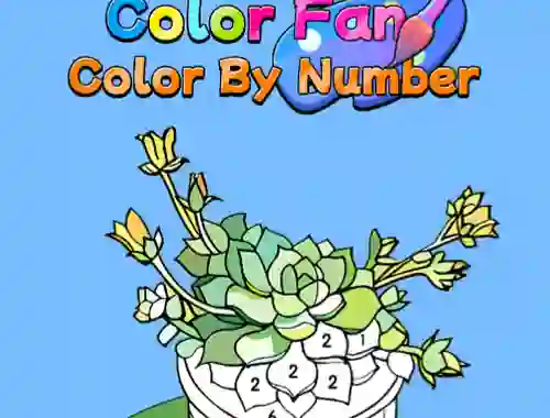 Permainan Color Fan Color By Number secara online