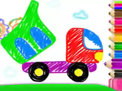 Permainan Toddler Drawing: Tanker Truck secara online