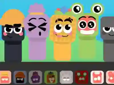 Permainan Sprunbox: The Qoobies secara online
