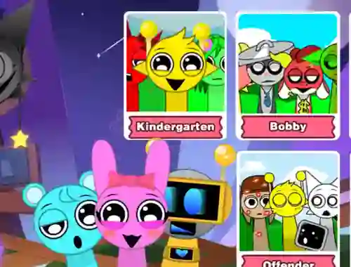 Permainan Incredibox Party Frozen Sprunki Beat secara online