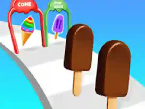 Permainan Ice Cream Stack Runner secara online