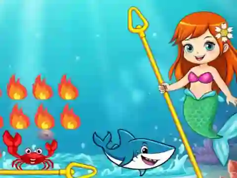 Permainan Princess vs Shark secara online