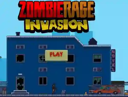 Permainan Zombie Rage Invasion secara online