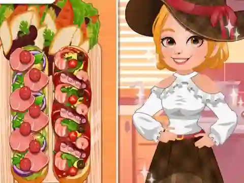 Permainan Roxie's Kitchen French Bread Pizza secara online
