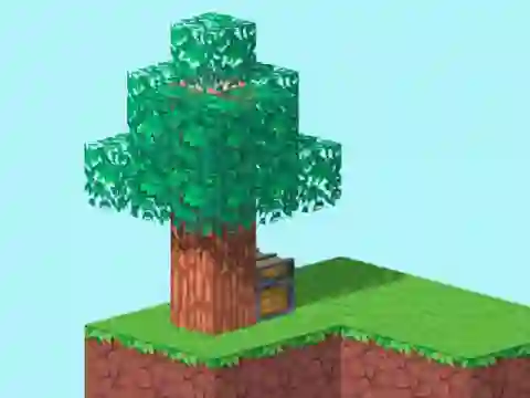Permainan Skyblock 3D: Survival secara online